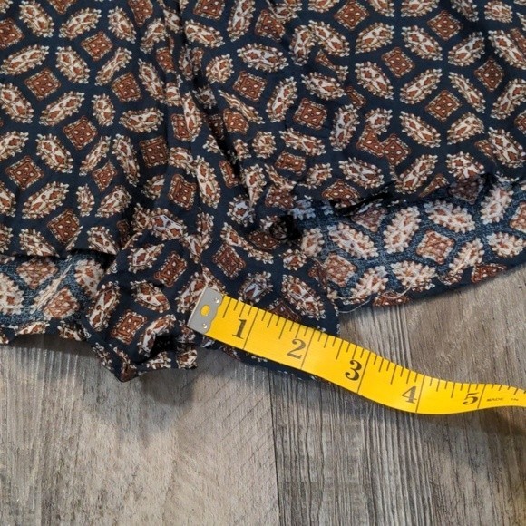 WYLDR Revolve Brand Geometric Long Sleeve‎ V Neck Romper Playsuit Extra Small - Picture 14 of 15